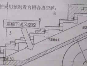 体育馆座椅送风示意