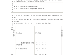 小学体育考核足球教案